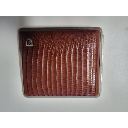 Etui carti vizita metal/piele