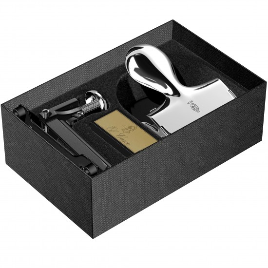 Shiny Chrome & Black Set S4 Capsator M-10 & Perforator M-200