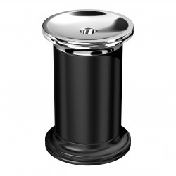 Shiny Chrome & Black Ascutitoare M-435