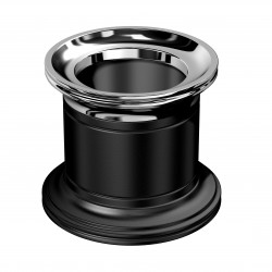 Shiny Chrome & Black Suport Magnetic Agrafe M-657