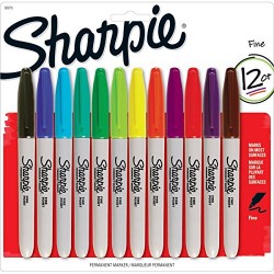 Set Sharpie 12buc ass