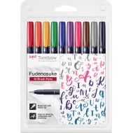 Hard Small Writing Marker Caligrafic / Set 10 Culori