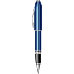 Engraved Quartz Blue PT Roller