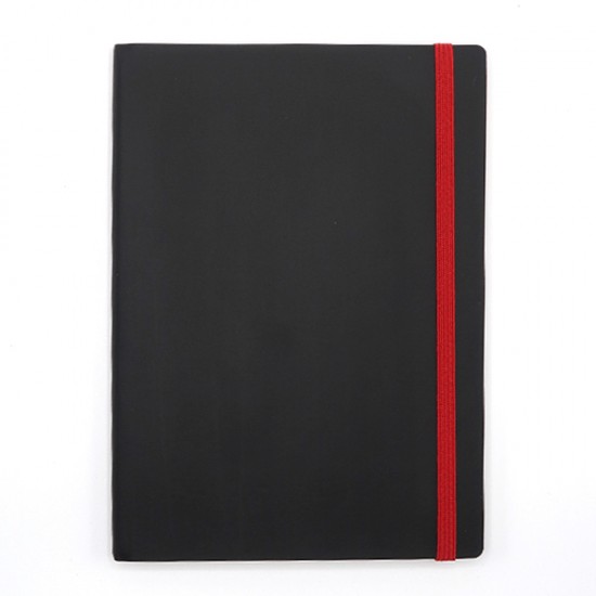 Notes A5 cu elastic Black