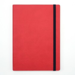 Notes A5 cu elastic Red