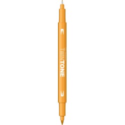 Marker 2 capete TwinTone, chrome yellow