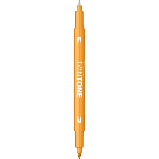 Marker 2 capete TwinTone, chrome yellow Tombow