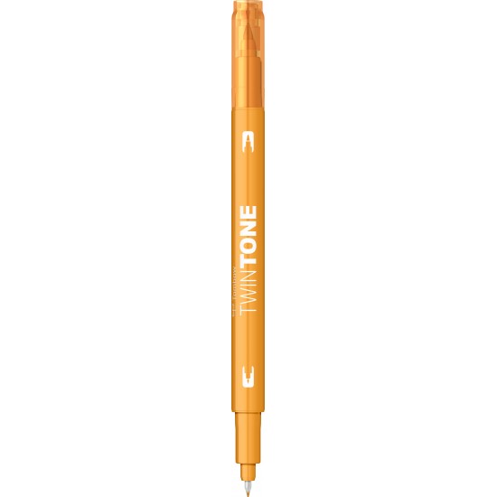 Marker 2 capete TwinTone, chrome yellow Tombow