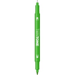 Marker 2 capete TwinTone, yellow green
