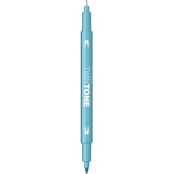 Marker 2 capete TwinTone, light blue