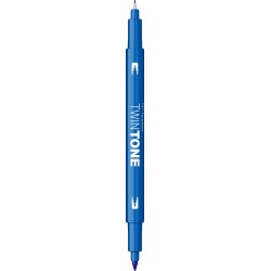 Marker 2 capete TwinTone, blue