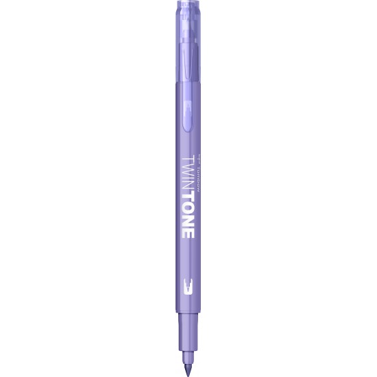 Marker 2 capete TwinTone, pale purple Tombow