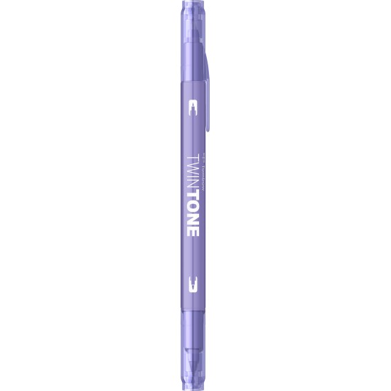 Marker 2 capete TwinTone, pale purple Tombow