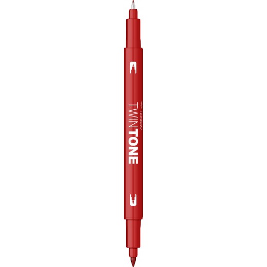 Marker 2 capete TwinTone, red Tombow
