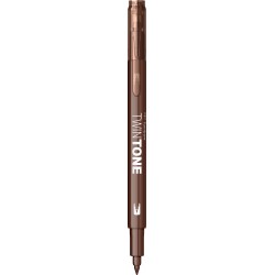 Marker 2 capete TwinTone, chocolate