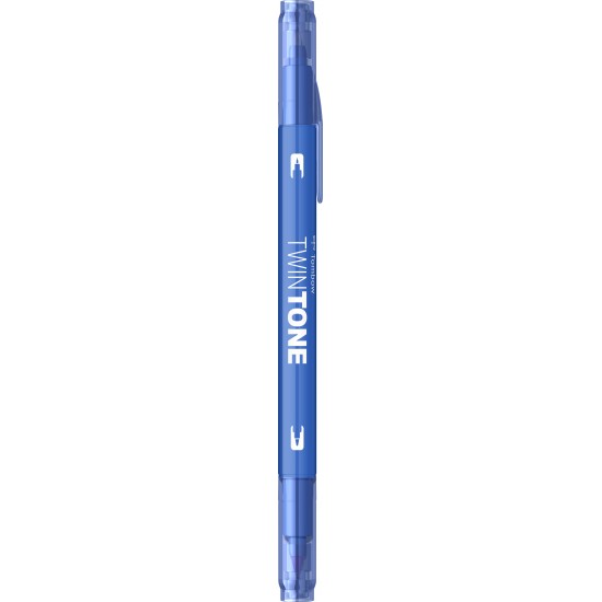 Marker 2 capete TwinTone, french blue Tombow