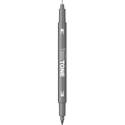 Marker 2 capete TwinTone, grey