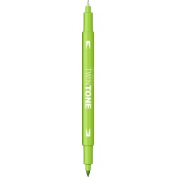 Marker 2 capete TwinTone, lime green