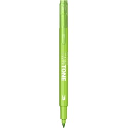 Marker 2 capete TwinTone, lime green