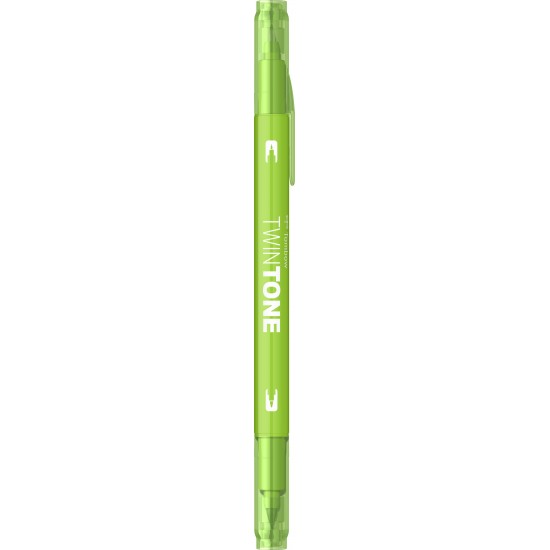 Marker 2 capete TwinTone, lime green