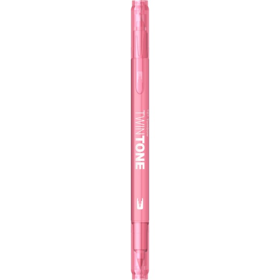 Marker 2 capete TwinTone, pale rose Tombow