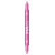 Marker 2 capete TwinTone, princess pink Tombow