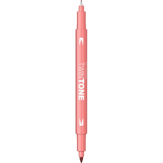 Marker 2 capete TwinTone, peach pink