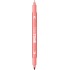 Marker 2 capete TwinTone, peach pink Tombow