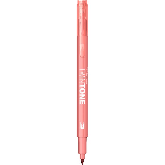 Marker 2 capete TwinTone, peach pink Tombow