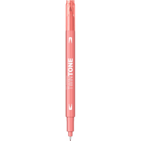 Marker 2 capete TwinTone, peach pink Tombow