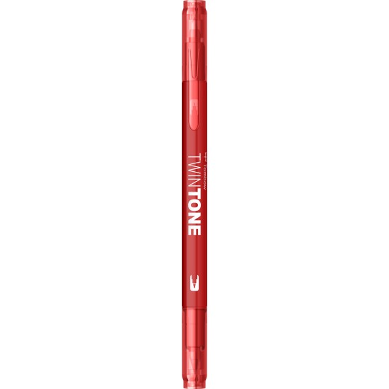 Marker 2 capete TwinTone, strawberry red Tombow	