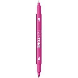Marker 2 capete TwinTone, fuchsia pink
