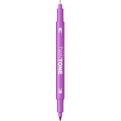 Marker 2 capete TwinTone, rasperry