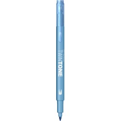 Marker 2 capete TwinTone, sax blue Tombow