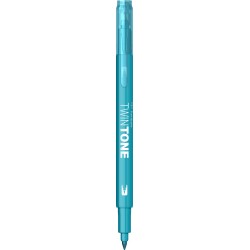 Marker 2 capete TwinTone, turquoise blue