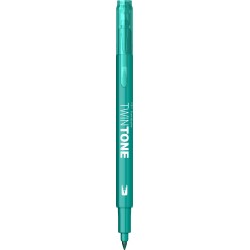 Marker 2 capete TwinTone, emerald green