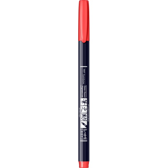 Hard Small Writing Marker Caligrafic / NEON RED