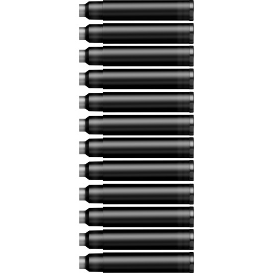 Set 12 cartuse Monteverde Black Ash