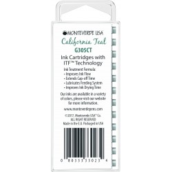 Set 12 cartuse Monteverde California Teal