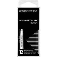 Set 12 cartuse Monteverde Documental Permanent Black