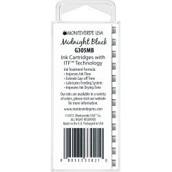Set 12 cartuse Monteverde Midnight Black