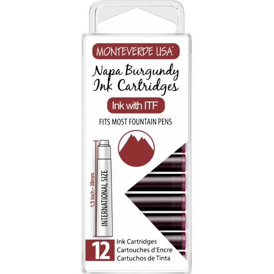 Set 12 cartuse Monteverde Napa Burgundy