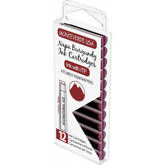 Set 12 cartuse Monteverde Napa Burgundy