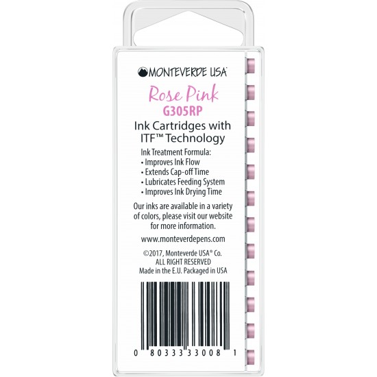 Set 12 cartuse Monteverde Rose Pink