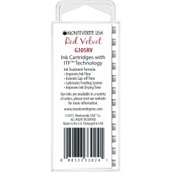 Set 12 cartuse Monteverde Red Velvet