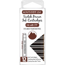 Set 12 cartuse Monteverde Scotch Brown