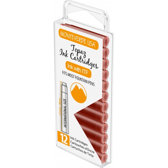 Set 12 cartuse Monteverde Topaz Set 12 cartuse Monteverde Topaz