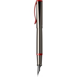 Impressa Gun Metal/Red  Stilou