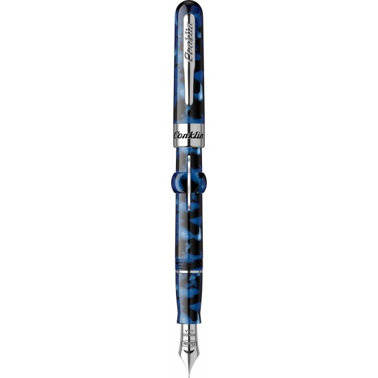 Mark Twain Crescent Filler - Vintage Blue CT Stilou