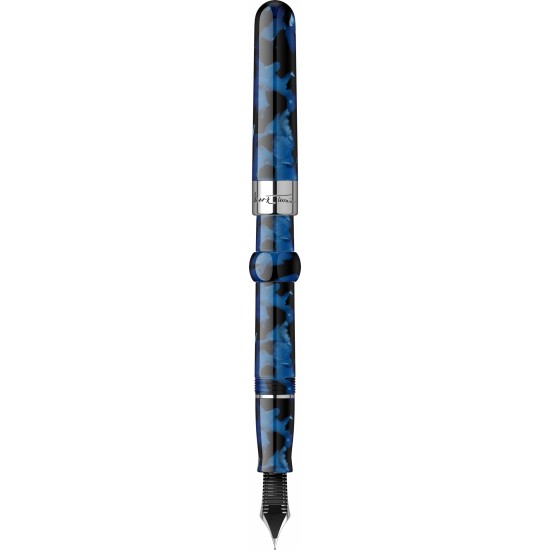 Mark Twain Crescent Filler - Vintage Blue CT Stilou